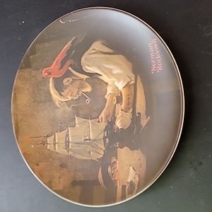Vintage Norman Rockwell "The Ship Builder" Collector Plate